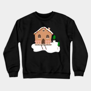 Candy gingerbread house Crewneck Sweatshirt